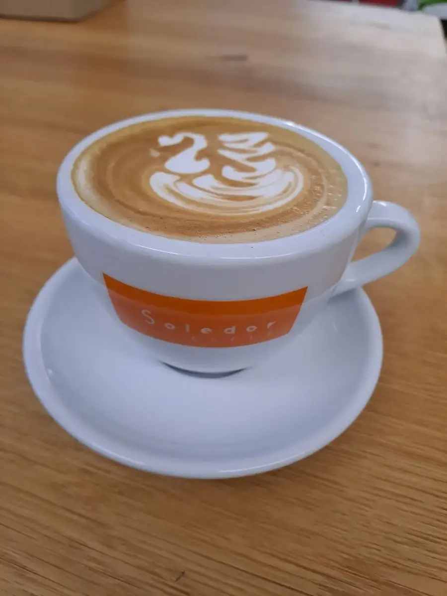 Cappuccino mit Latte Art