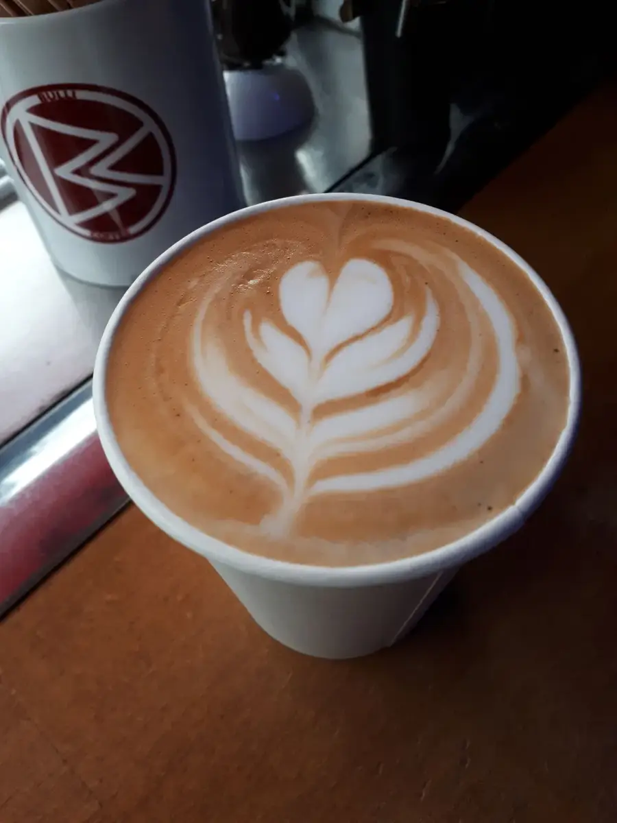 Cappuccino mit Latte Art